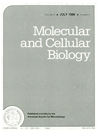 Cover image for Molecular and Cellular Biology, Volume 6, Issue 7, 1986