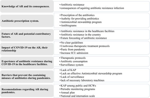 Figure 2. Codes and themes.