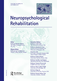 Cover image for Neuropsychological Rehabilitation, Volume 29, Issue 9, 2019