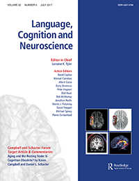 Cover image for Language, Cognition and Neuroscience, Volume 32, Issue 6, 2017