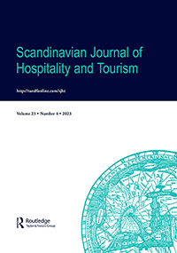 Cover image for Scandinavian Journal of Hospitality and Tourism, Volume 23, Issue 4, 2023
