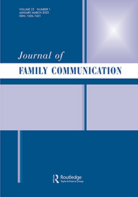 Cover image for Journal of Family Communication, Volume 22, Issue 1, 2022