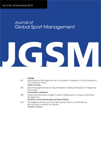 Cover image for Journal of Global Sport Management, Volume 3, Issue 4, 2018