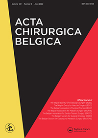 Cover image for Acta Chirurgica Belgica, Volume 122, Issue 3, 2022