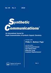 Cover image for Synthetic Communications, Volume 48, Issue 3, 2018
