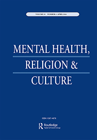 Cover image for Mental Health, Religion & Culture, Volume 19, Issue 4, 2016