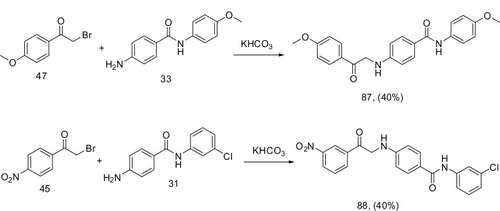 Figure 15 Synthesis of a disubstituted anilinoketone.