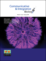 Cover image for Communicative & Integrative Biology, Volume 1, Issue 1, 2008