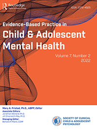 Cover image for Evidence-Based Practice in Child and Adolescent Mental Health, Volume 7, Issue 2, 2022