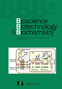 Cover image for Bioscience, Biotechnology, and Biochemistry, Volume 83, Issue 5, 2019