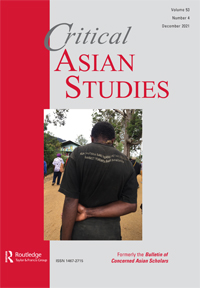 Cover image for Critical Asian Studies, Volume 53, Issue 4, 2021