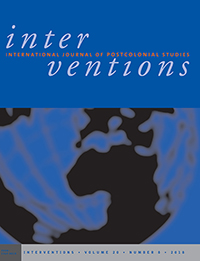 Cover image for Interventions, Volume 20, Issue 8, 2018