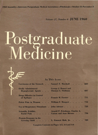 Cover image for Postgraduate Medicine, Volume 27, Issue 6, 1960