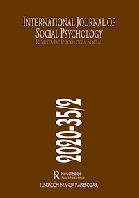 Cover image for International Journal of Social Psychology, Volume 35, Issue 2, 2020