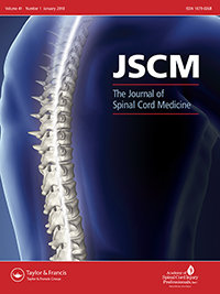 Cover image for The Journal of Spinal Cord Medicine, Volume 41, Issue 1, 2018
