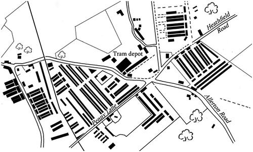 Figure 5. Penny Lane (re-drawn from 1909 OS 6" map).