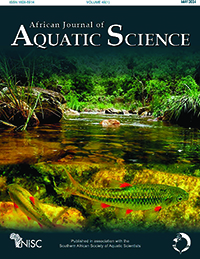 Cover image for African Journal of Aquatic Science, Volume 49, Issue 1, 2024