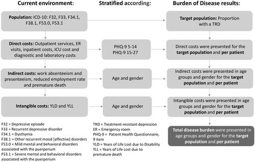 Figure 1. Cost-of-Illness and burden- of- disease analysis overview.
