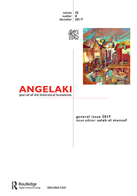 Cover image for Angelaki, Volume 22, Issue 4, 2017