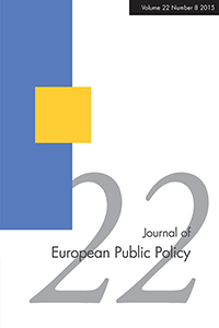Cover image for Journal of European Public Policy, Volume 22, Issue 8, 2015
