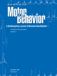 Cover image for Journal of Motor Behavior, Volume 52, Issue 4, 2020