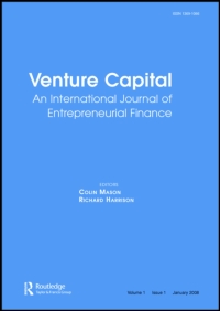 Cover image for Venture Capital, Volume 13, Issue 2, 2011