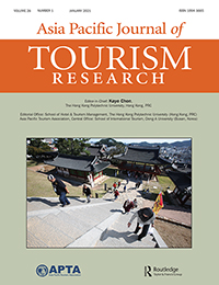 Cover image for Asia Pacific Journal of Tourism Research, Volume 26, Issue 1, 2021