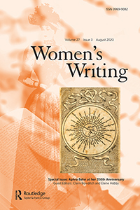 Cover image for Women's Writing, Volume 27, Issue 3, 2020