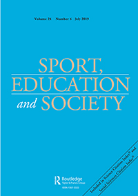 Cover image for Sport, Education and Society, Volume 24, Issue 6, 2019