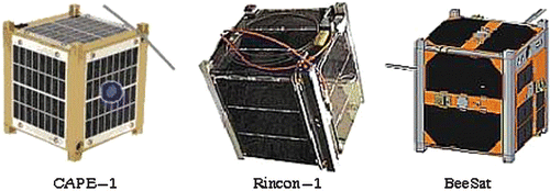 Figure 11 View of some typical CubeSats.