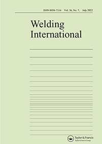 Cover image for Welding International, Volume 36, Issue 7, 2022