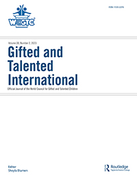 Cover image for Gifted and Talented International, Volume 38, Issue 2, 2023