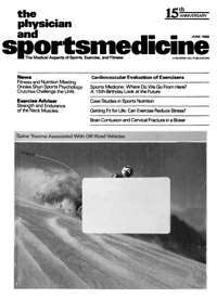 Cover image for The Physician and Sportsmedicine, Volume 16, Issue 6, 1988