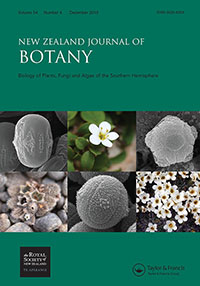 Cover image for New Zealand Journal of Botany, Volume 54, Issue 4, 2016
