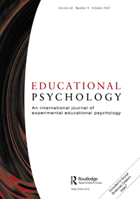 Cover image for Educational Psychology, Volume 42, Issue 9, 2022