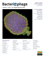 Cover image for Bacteriophage, Volume 2, Issue 3, 2012