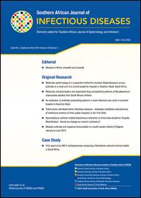 Cover image for Southern African Journal of Infectious Diseases, Volume 31, Issue 4, 2016