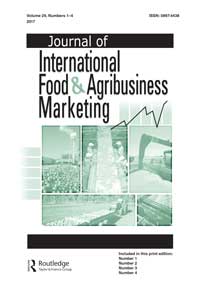 Cover image for Journal of International Food & Agribusiness Marketing, Volume 29, Issue 3, 2017