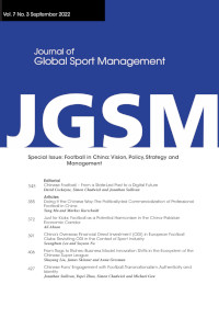 Cover image for Journal of Global Sport Management, Volume 7, Issue 3, 2022