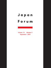 Cover image for Japan Forum, Volume 31, Issue 3, 2019