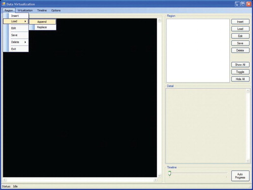 Figure 4. Graphical user interface of the system.