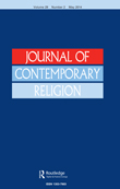 Cover image for Journal of Contemporary Religion, Volume 29, Issue 2, 2014