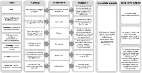 Figure 2. Preliminary logic model.