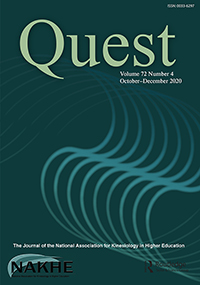 Cover image for Quest, Volume 72, Issue 4, 2020