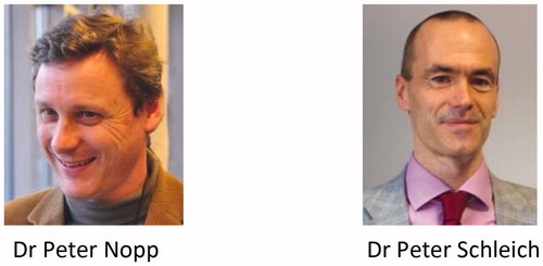 Figure 6. Director of Signal Processing, Research and Development, and Research engineer, respectively, from MED-EL headquarters in Innsbruck, Austria.