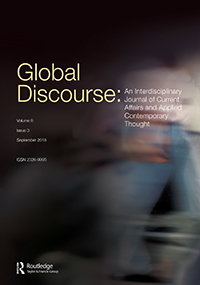 Cover image for Global Discourse, Volume 8, Issue 3, 2018