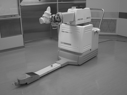 Figure 2. The FRAC-Robo robotic fracture reduction system.