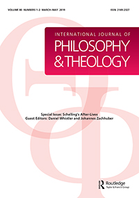Cover image for International Journal of Philosophy and Theology, Volume 80, Issue 1-2, 2019