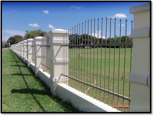 Figure 3. The fence that borders UFH.