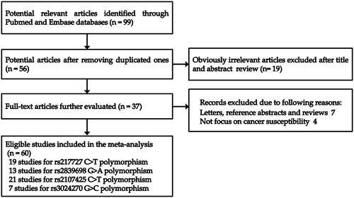 Figure 1. Flow diagram of the study selection process.